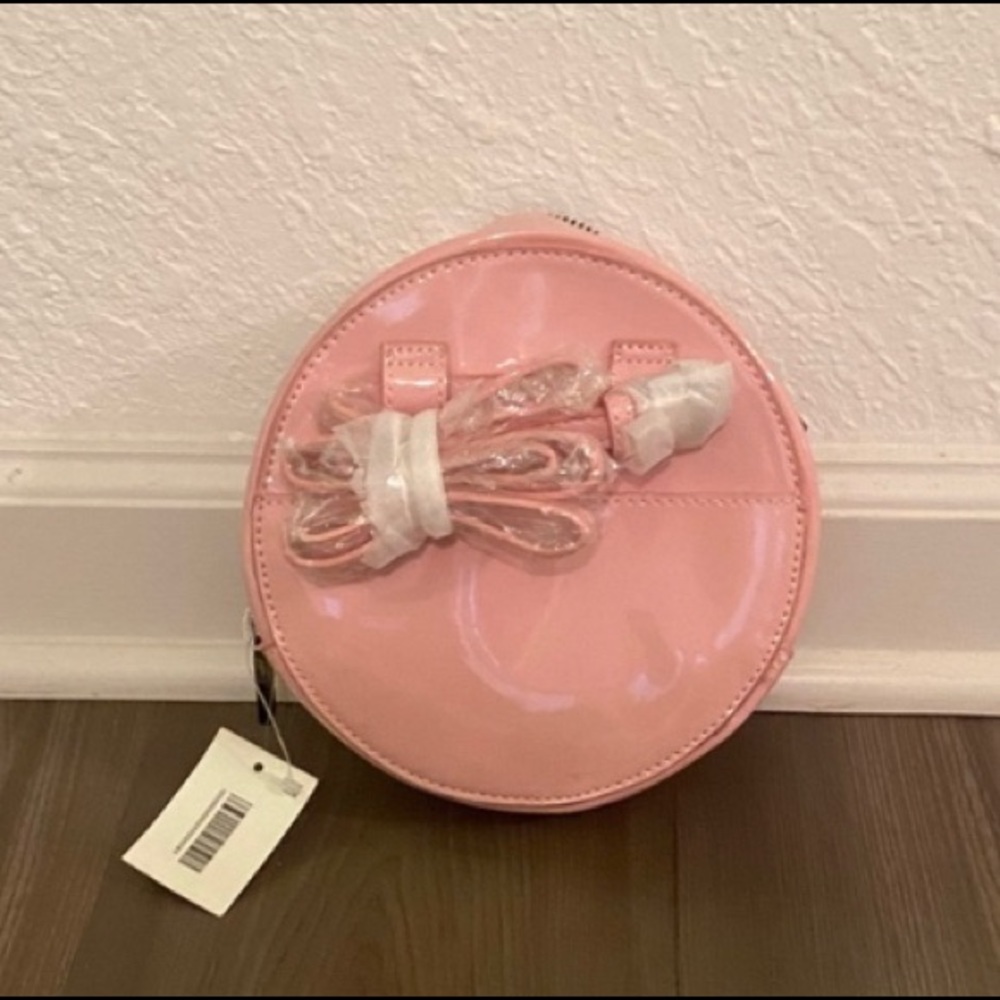 NWT Deux Lux pink patent leather belt bag